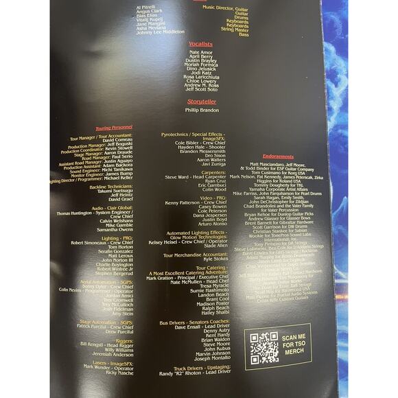 Trans Siberian‎ Orchestra Winter Tour 2022 official tour book Poster Included - Picture 10 of 10